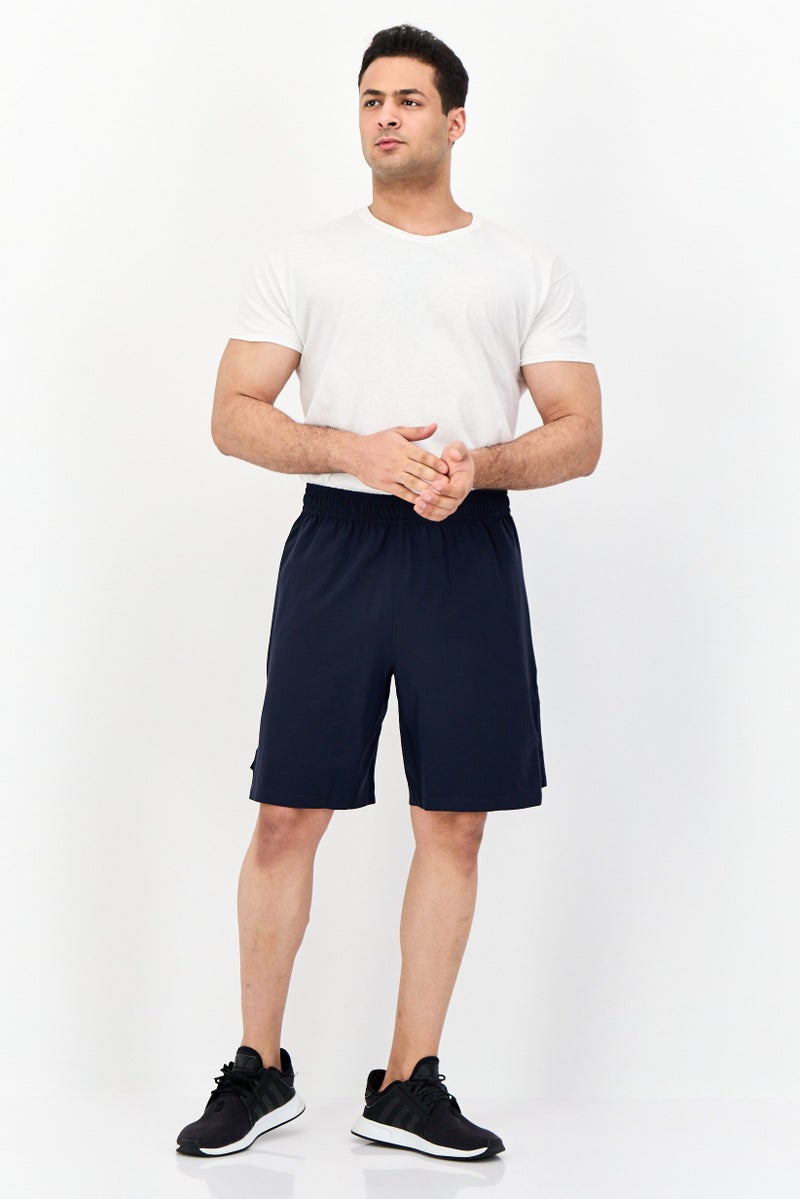 Adidas Men Sportswear Fit 9 Inseam Training Shorts, Navy - Image 4
